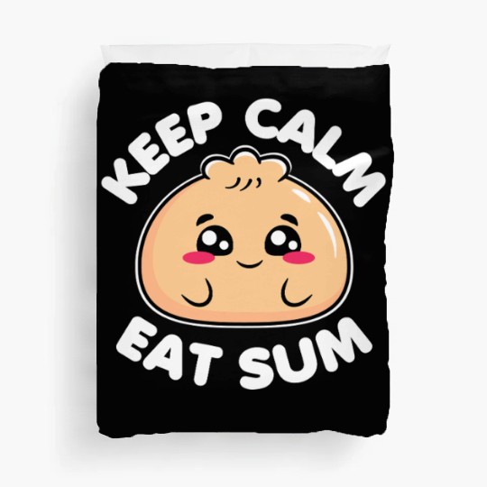 Keep Calm Eat Sum Duvet Covers
