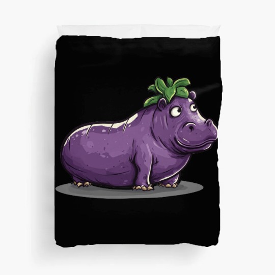 Hip Eggplant Duvet Covers