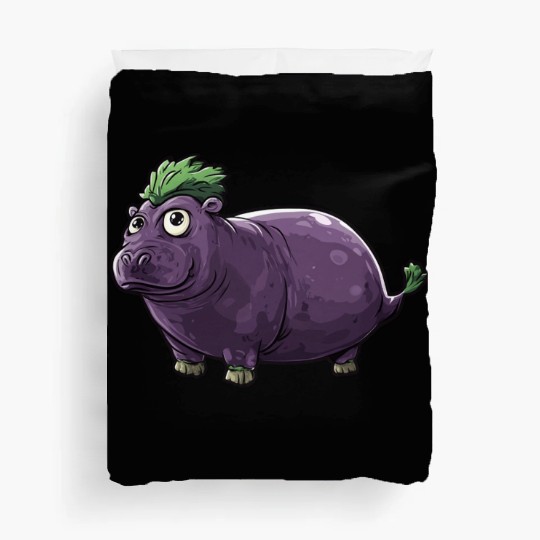 Hip Eggplant Duvet Covers