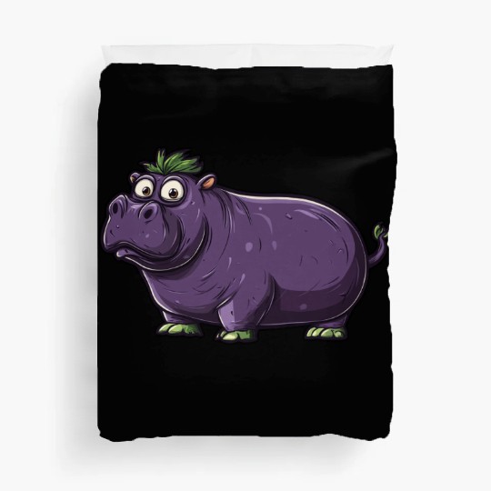 Hip Eggplant Duvet Covers