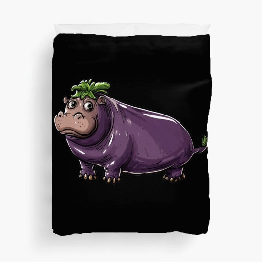 Hip Eggplant Duvet Covers