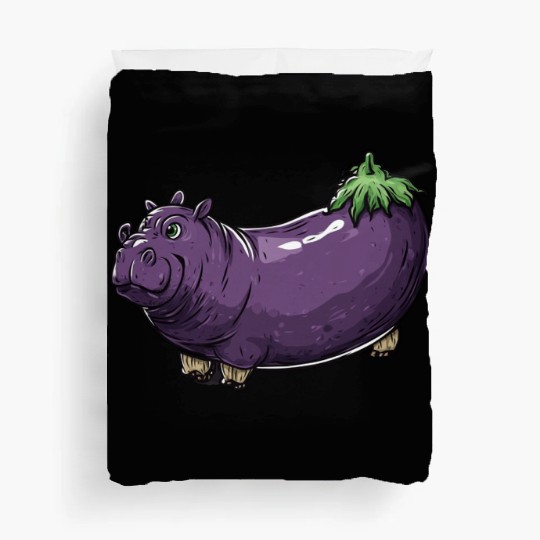 Hip Eggplant Duvet Covers