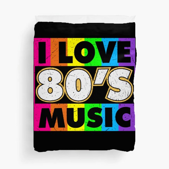 Retro 80s Style design – Perfect for Nostalgia Fa Duvet Covers