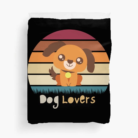 Dog lovers funny and cut dog Duvet Covers