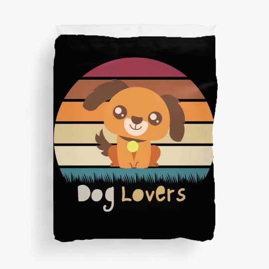 Dog lovers funny and cut dog Duvet Covers