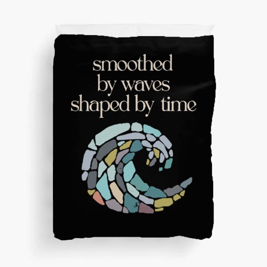 Sea Glass Hunters Collecting Ocean Treasures Duvet Covers