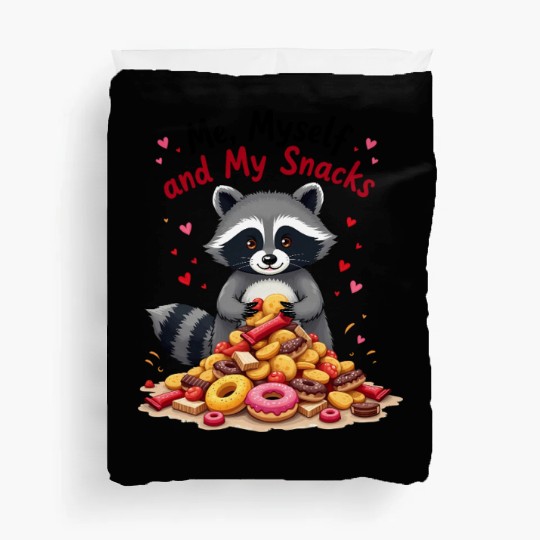 Me, Myself, and My Snacks Duvet Covers