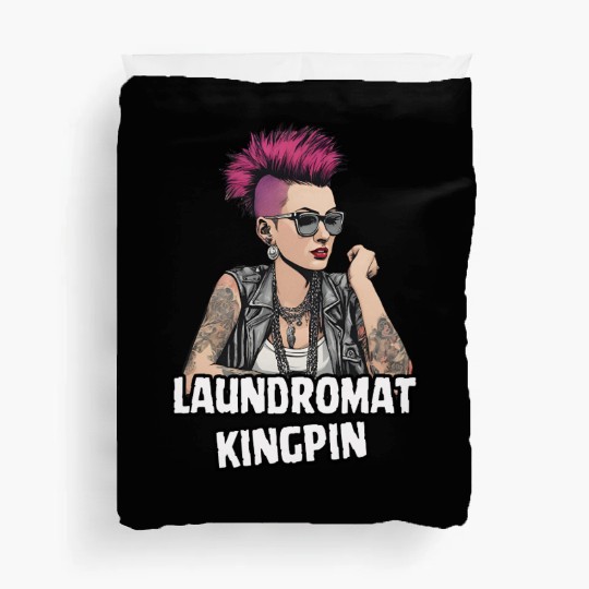 Laundromat Kingpin - Punk Rock Girl Duvet Covers