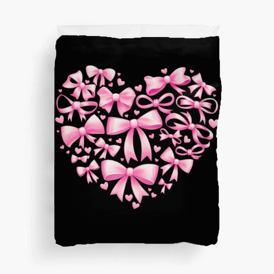 Valentines day Bowtiful Bowed Over Bowtique Bowtif Duvet Covers