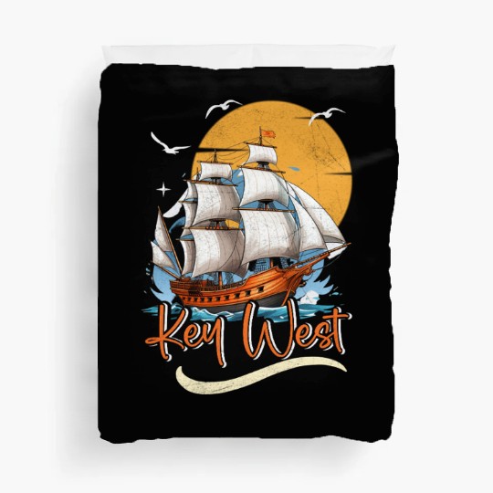 KEY-WEST FLORIDA Sunshine-State Florida Keys Duvet Covers