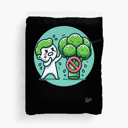 No Broccoli – Funny Anti-Veggie Design Duvet Covers