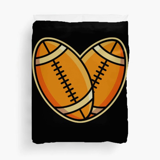 Rugby Heart For Rugby Sport Lover Duvet Covers