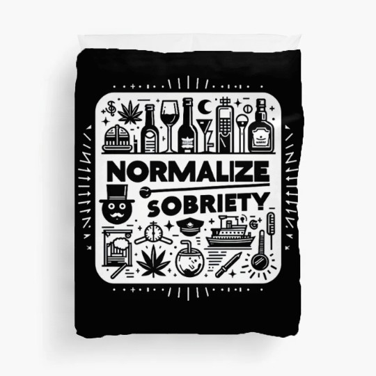 Normalize Sobriety 10 Duvet Covers