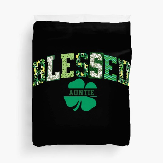 Blessed Auntie St Patricks Day Spring and Summer Duvet Covers