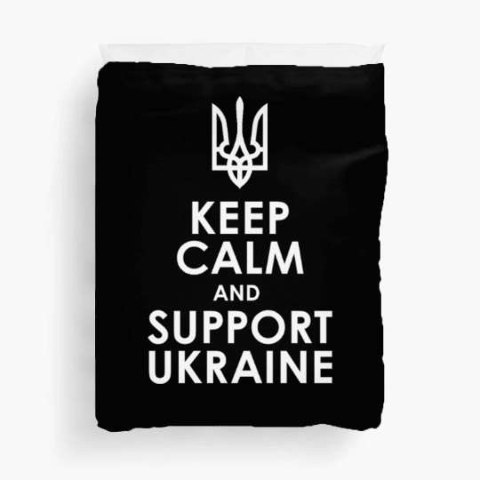 keep calm supportUkraine Duvet Covers