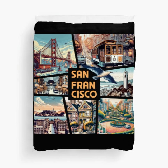 USA CITY - SAN FRANCISCO - TRAVEL - 1 Duvet Covers