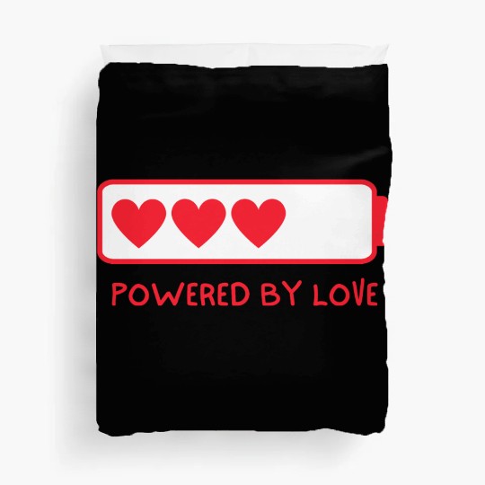 Copy of Powered by love Duvet Covers