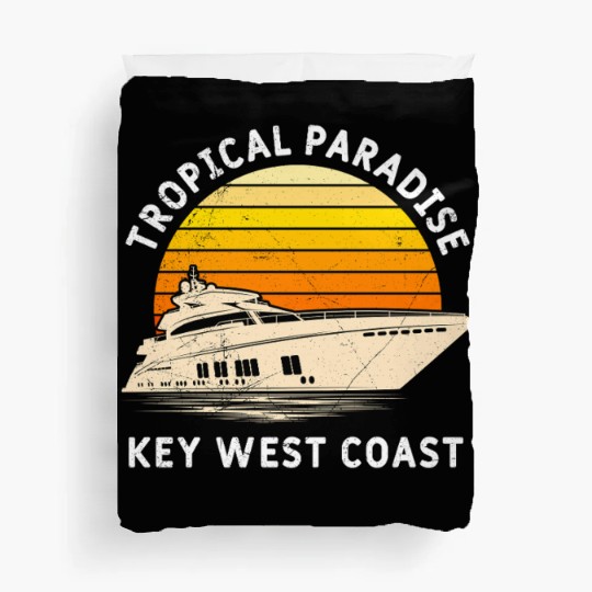 Florida TROPICAL PARADISE KEY-WEST COAST Duvet Covers