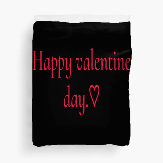 happy valentine day Duvet Covers