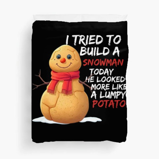 I Tried to Build a Snowman, but It Turned Into Duvet Covers