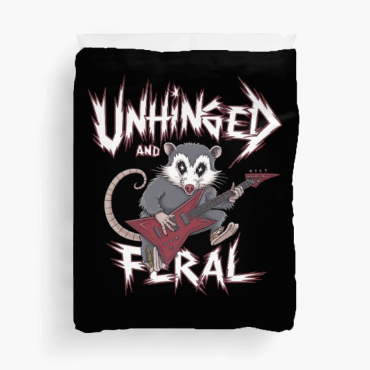 Unhinged And Feral Possum Feral Unhinged Duvet Covers