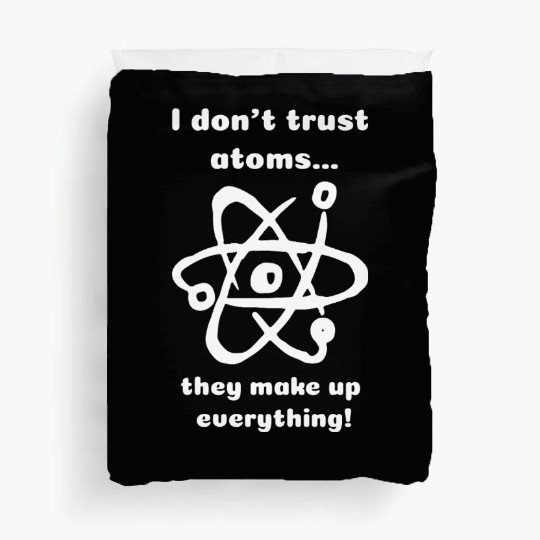 Science puns Duvet Covers
