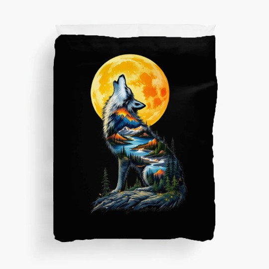 Howling Wolf Duvet Covers