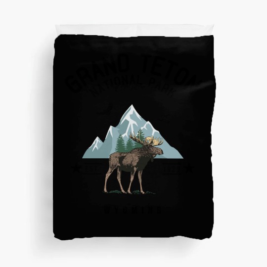 Grand Teton National Park Est. 1929 Wyoming Duvet Covers
