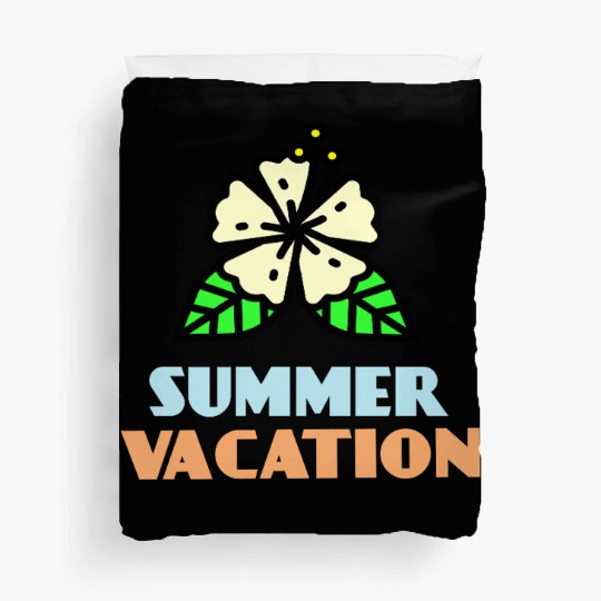 Summer Vacation Hibiscus Design Duvet Covers