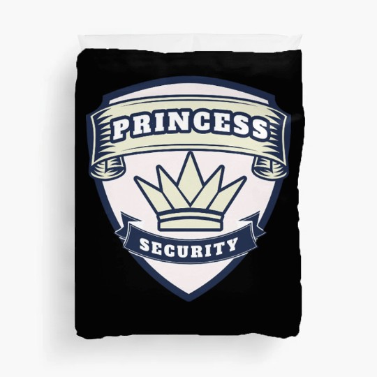 princess security birthday Duvet Covers