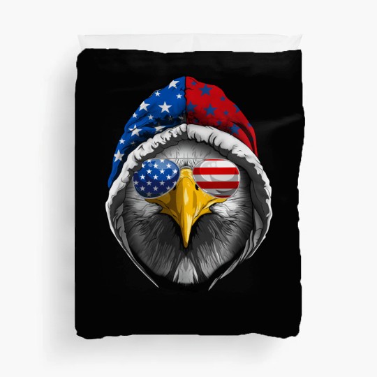 American Flag Patriotic Eagle 4th of July Duvet Covers