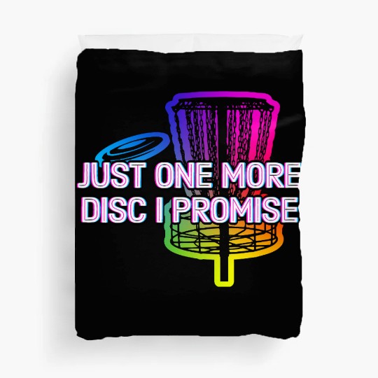 One More Disc I Promise Disc Golf Hobby Golfer Duvet Covers