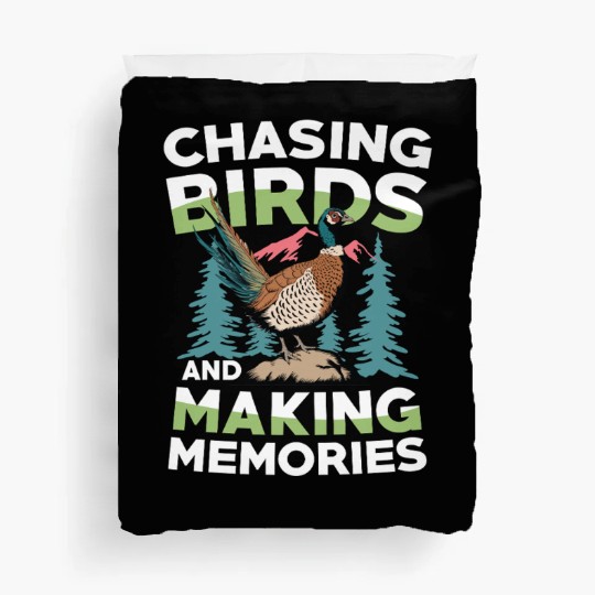 Pheasant Hunting for Hunters Duvet Covers