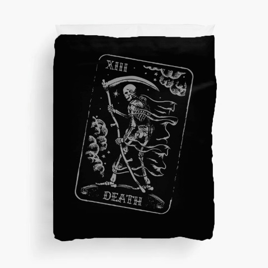 XIII Death Tarot Card Duvet Covers