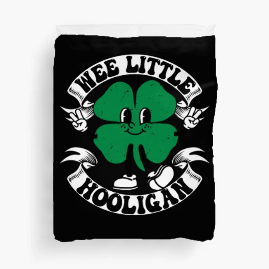 Wee Little Hooligan Cute St. Patrick's Day Irish Duvet Covers