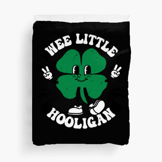 Wee Little Hooligan Cute St. Patrick's Day Irish Duvet Covers