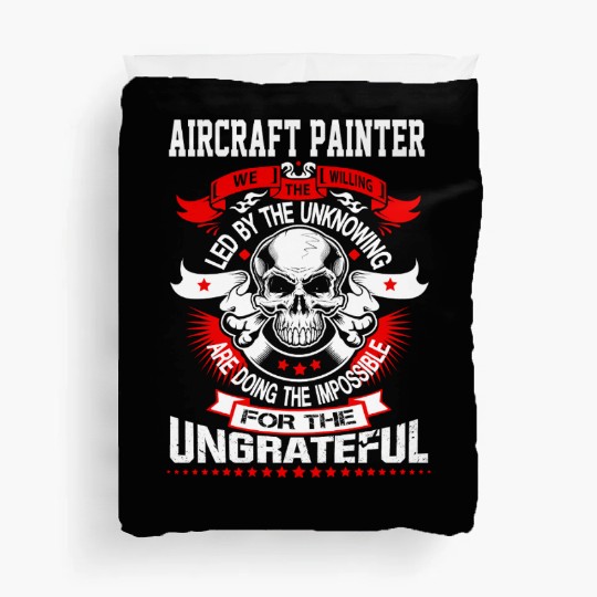 Aircraft Painter Duvet Covers