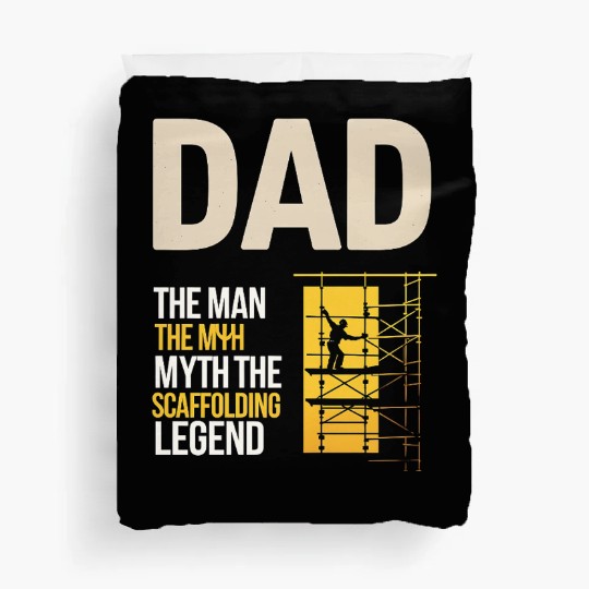Scaffolder Scaffold Scaffolding Dad Fathers day Duvet Covers