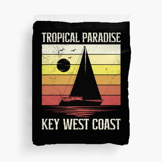 Florida TROPICAL PARADISE KEY-WEST COAST Duvet Covers