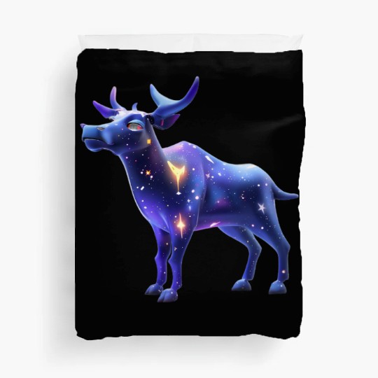 Galaxy Moose Duvet Covers