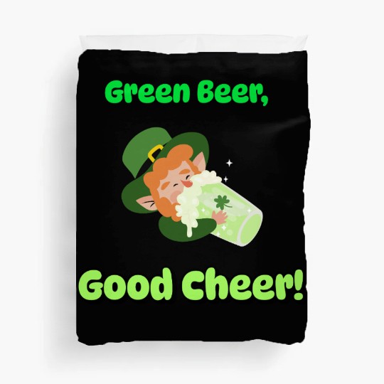 Green Beer Good Cheer Duvet Covers