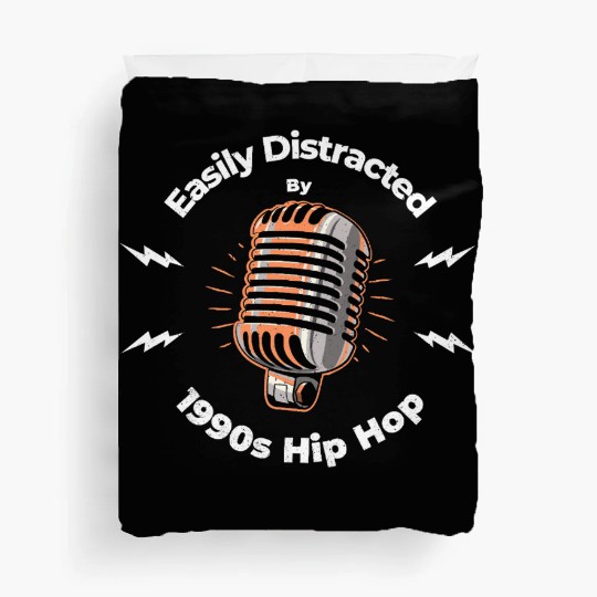 Easily distracted by 1990s Hip Hop Duvet Covers