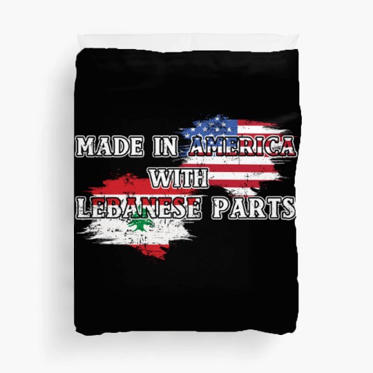 Made In America With Lebanese Parts US Duvet Covers