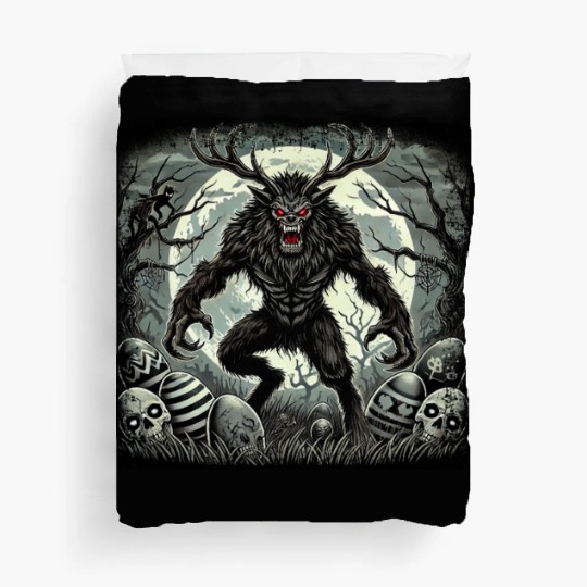 Wendigo Monster Deer Easter Werewolf Creepy Duvet Covers
