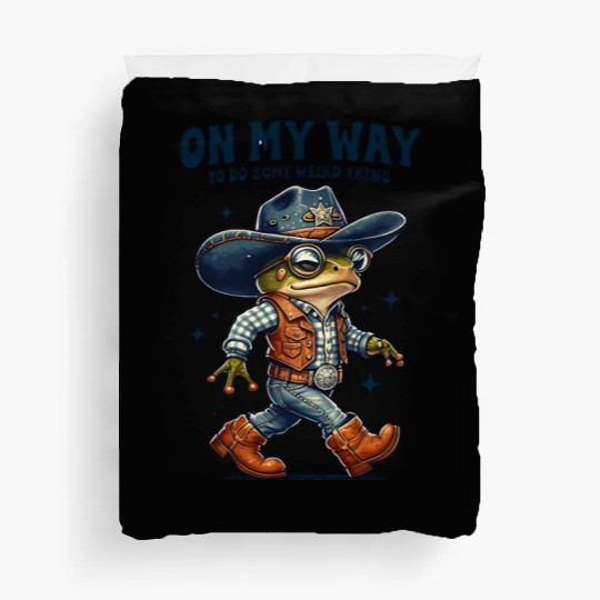 Cowboy Frog – Ready for Adventure Duvet Covers