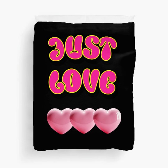 Just Love: Y2K 2000s Heart Duvet Covers