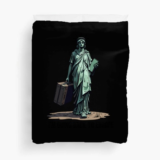 Funny Statue of Liberty USA America Sarcasm Duvet Covers