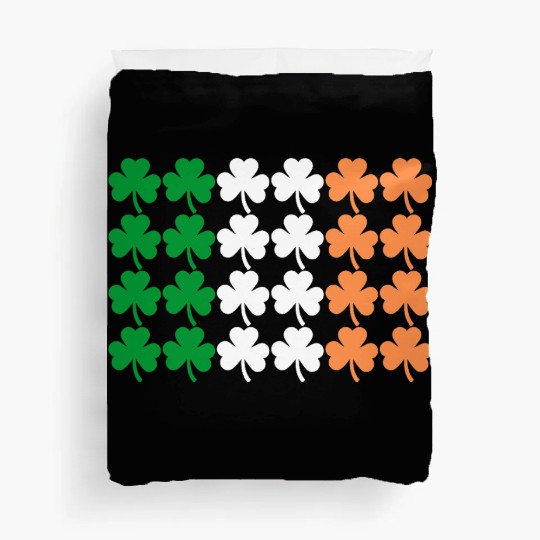 Ireland Shamrock Flag Duvet Covers
