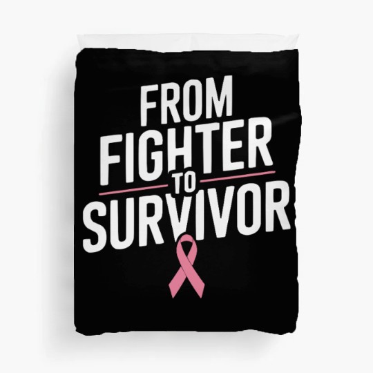 Cancer Survivor Chemotherapy Chemo Beat Cancer Duvet Covers