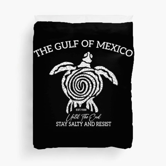 Tribal Sea Turtle of the of Mexico Duvet Covers